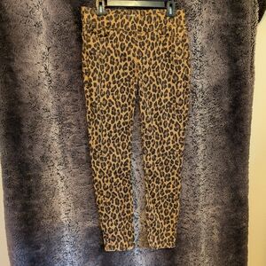 Signature by Levi Strauss Leopard Print High Rise Jeans